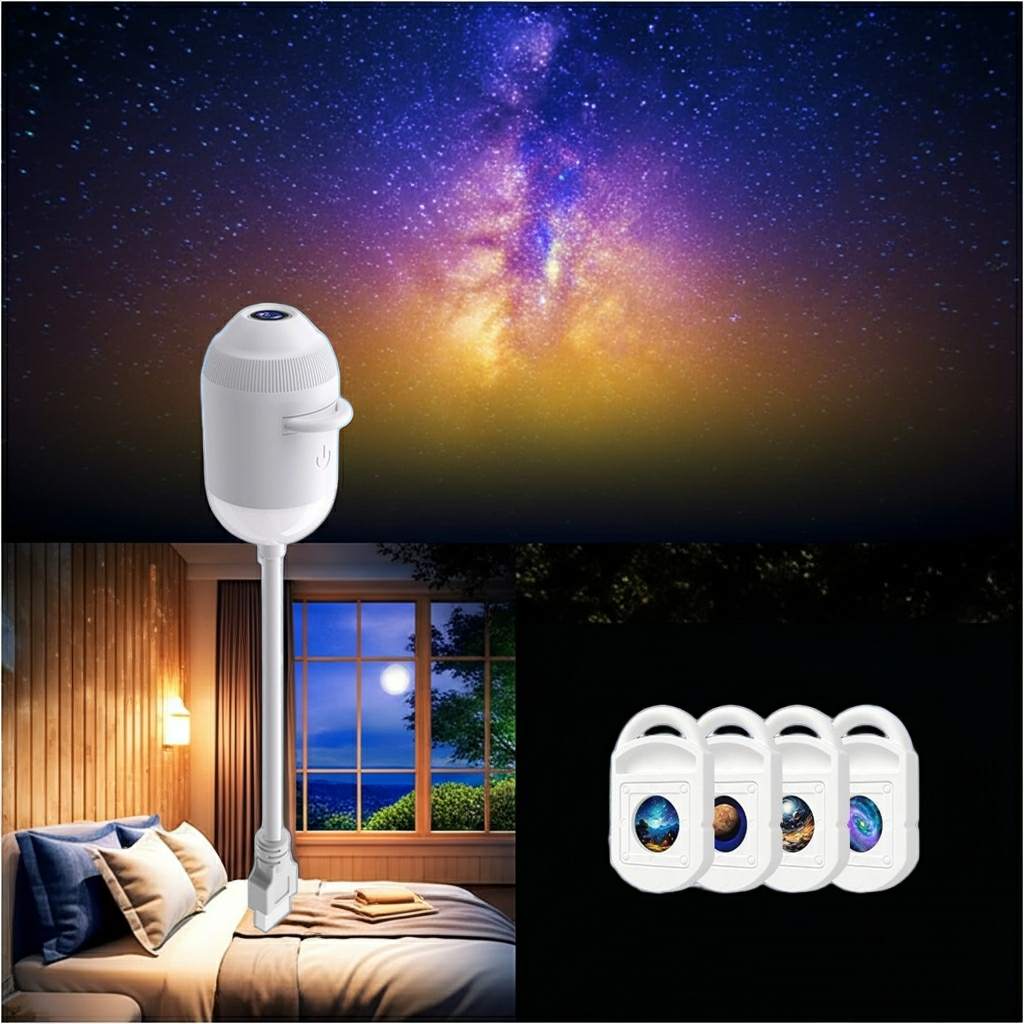 SkyMagic - Starry Night Sky Projector for Bedroom & Ceiling Ambiance Galaxy
